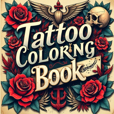 Tattoo Coloring Book