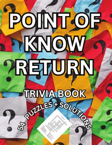 POINT OF KNOW RETURN TRIVIA PUZZLE BOOK