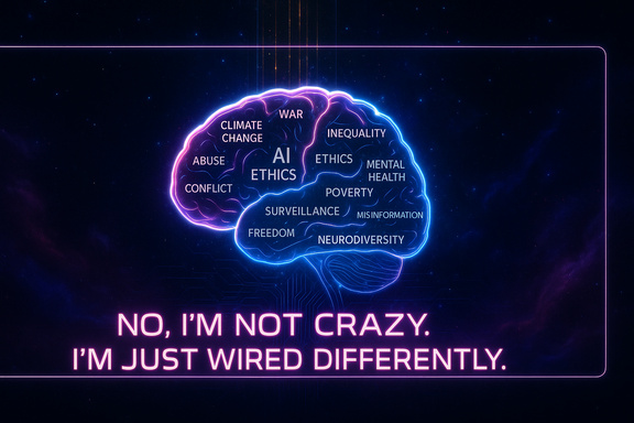 No, I'm Not Crazy. I'm Just Wired Differently