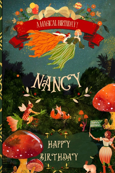 Personalized Journal Book Named “Nancy”