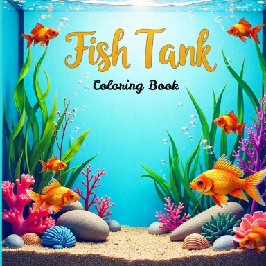 Fish Tank Coloring Book