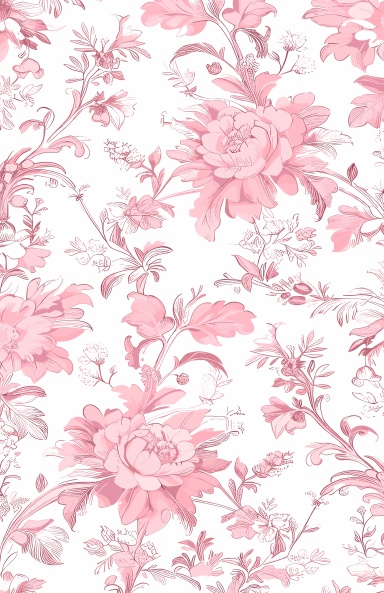 Pink Floral Notebook