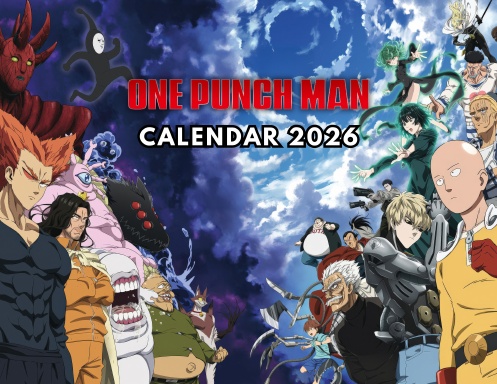 One Punch Man Calendar 2026