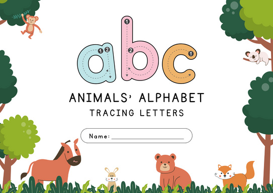 Alphabet Tracing Activity Workbook