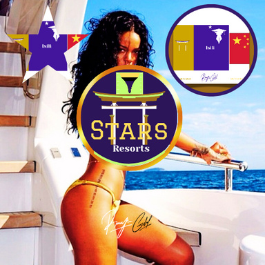 Stars.GoldResorts Rihanna White Dautter