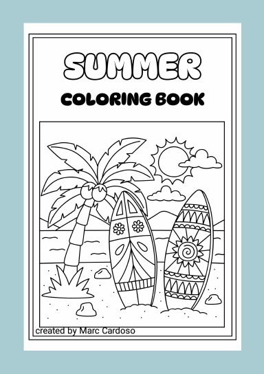 Summer Coloring Book
