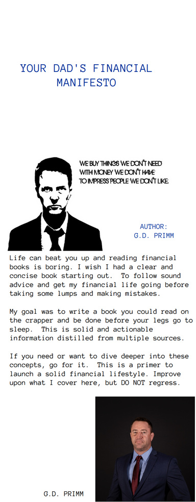 Your Dad's Financial Manifesto