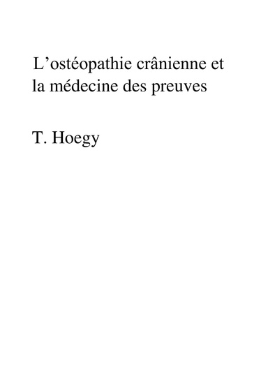 ostéopathie crânienne