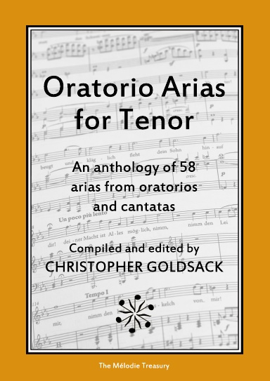 Oratorio Arias for Tenor