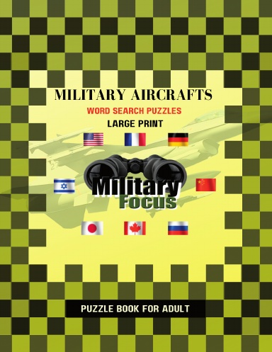 Military Aircrafts Word Search Puzzles - Large Print