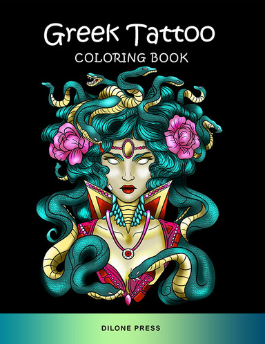 Greek Tattoo Coloring Book