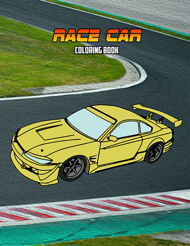 Race Car Coloring Book: Volume 3
