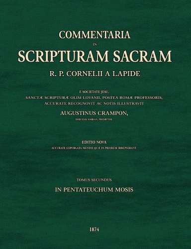 Commentaria in Scripturam Sacram T2, in Pentateuchum Mosis