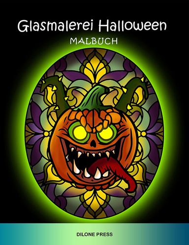 Glasmalerei Halloween Malbuch