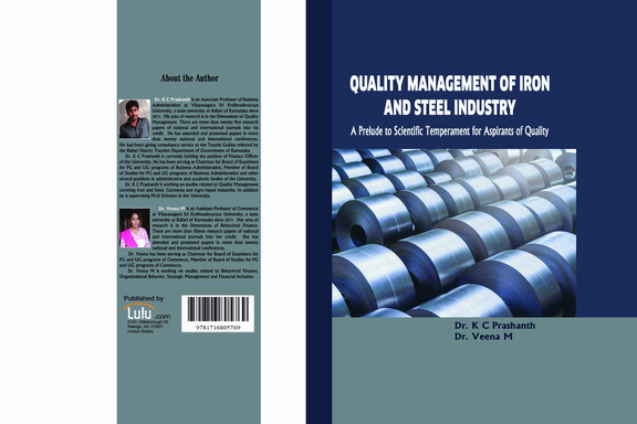Quality Management of Iron and Steel Industry -A Prelude to Scientific Temperament for Aspirants of Quality