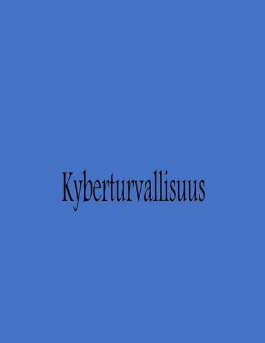 Kyberturvallisuus